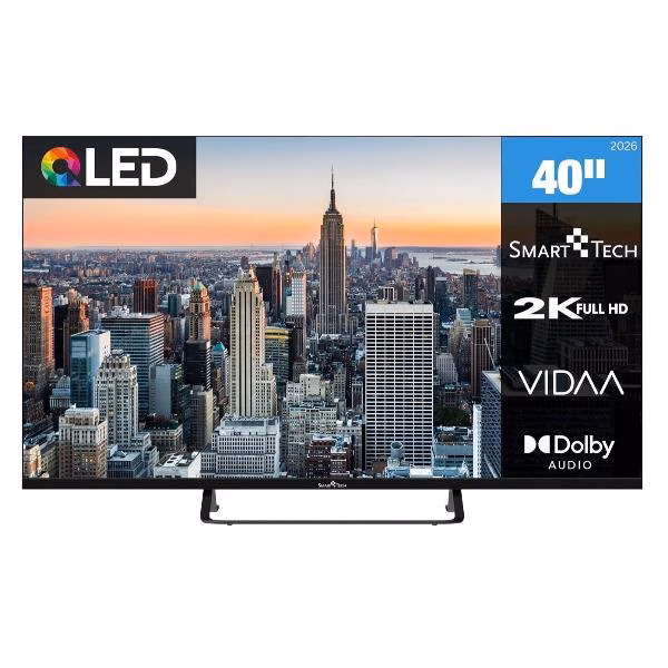 Immagine di Tv 40" Full HD (1920x1080) SMART TECH 40" Full HD QLED Vidaa 40QV02V